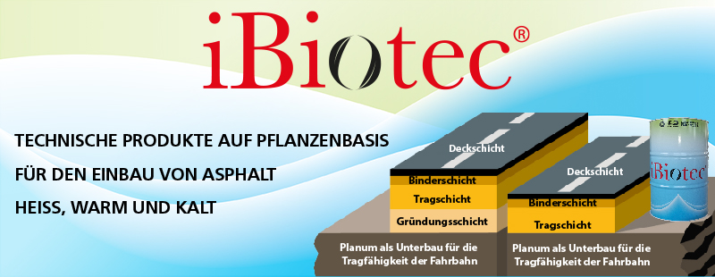 iBiotec SOLVETAL® Asphaltentferner und Antihaftmittel für Straßenbauasphalt